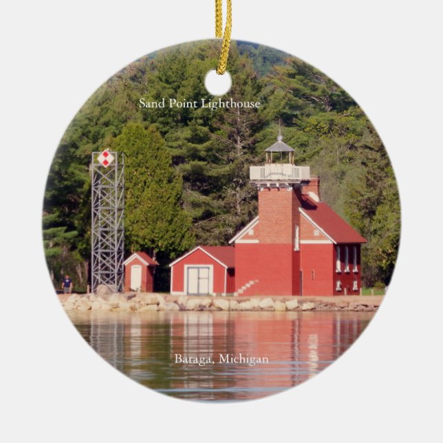 Phare de Sand Point Ornement Baraga (Devant)