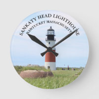 Phare de Sankaty Head, horloge murale Nantucket MA
