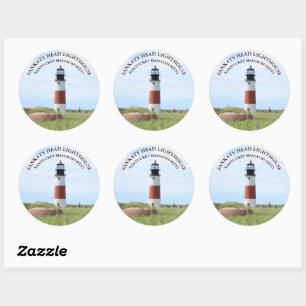 Phare de Sankaty Head, Stickers Nantucket MA