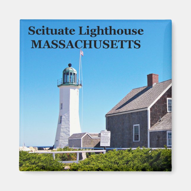 Phare De Scituate, Magnet Du Massachusetts (Devant)