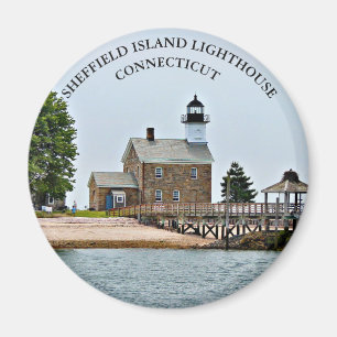 Phare de Sheffield Island, Connecticut Magnet