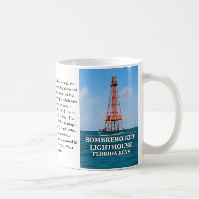 Phare de Sombrero Key, Floride Keys Mug (Droite)