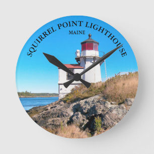 Phare de Squirrel Point, horloge murale du Maine