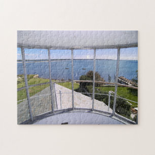 Phare de Stonington Harbour, CT Jigsaw Puzzle