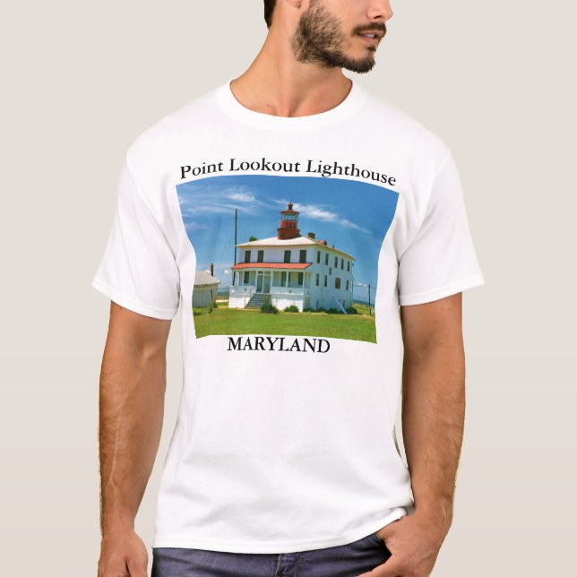 Phare de surveillance de point, T-shirt du (Devant)