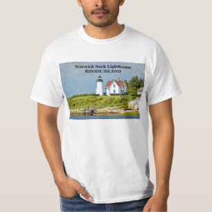 Phare de Warwick Neck, T-shirt de Rhode Island