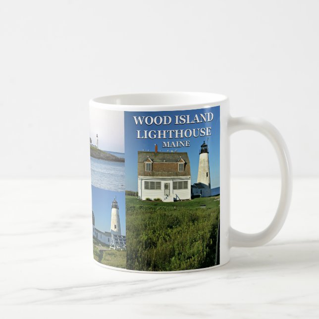Phare de Wood Island, Maine Mug (Droite)