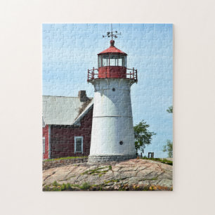 Phare d'île de croisement, puzzle de New York