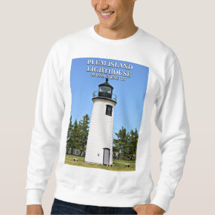 Phare d'île de prune, sweatshirt du Massachusetts