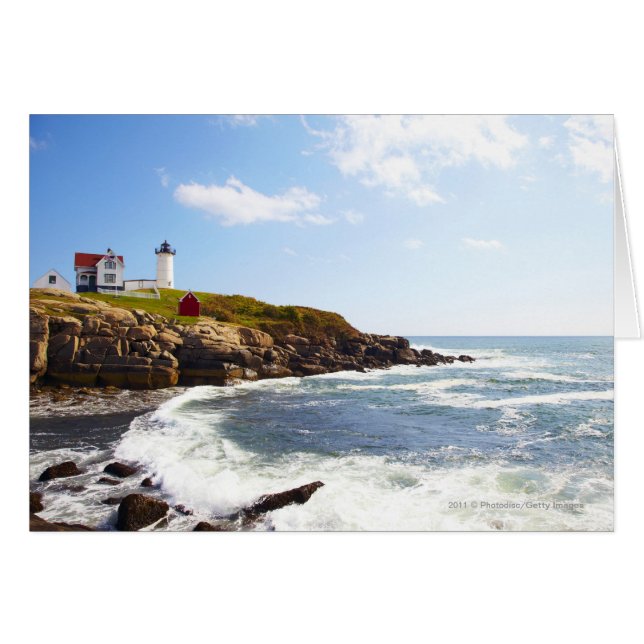 Phare du Cap Neddick "Nubble" dans le Maine (Devant horizontal)