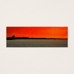 Phare du nord d'Île de Block à la peinture de