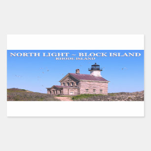 Phare du Nord, îlot Block Island Stickers RI
