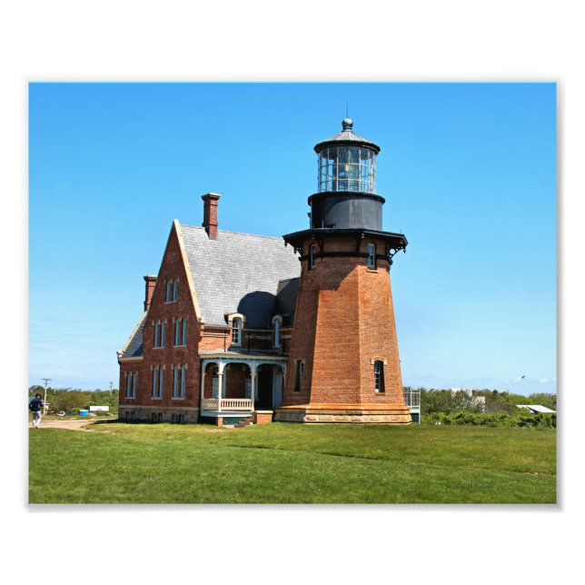 Phare du Sud-Est, Block Island RI Photo Print (Devant)