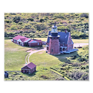 Phare du Sud-Est, Block Island RI Photo Print