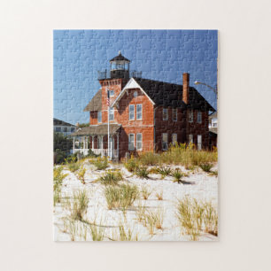Phare enserré par mer, puzzle de New Jersey