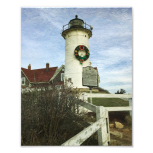 Phare Nobska à Christmas Art Photo