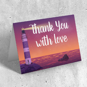 Phare Ocean Beach Mariage nautique Merci