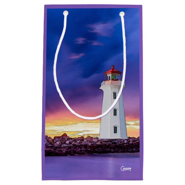 Phare - Petit sac cadeau (Devant)