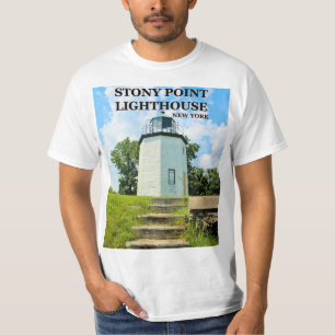 Phare pierreux de point, T-shirt de New York