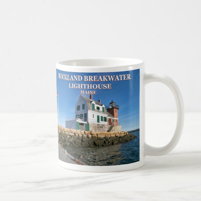 Phare Rockland Breakwater, Maine Mug (Droite)