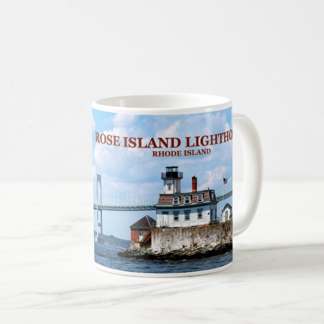 Phare rose d'île, tasse d'Île de Rhode (Devant droit)