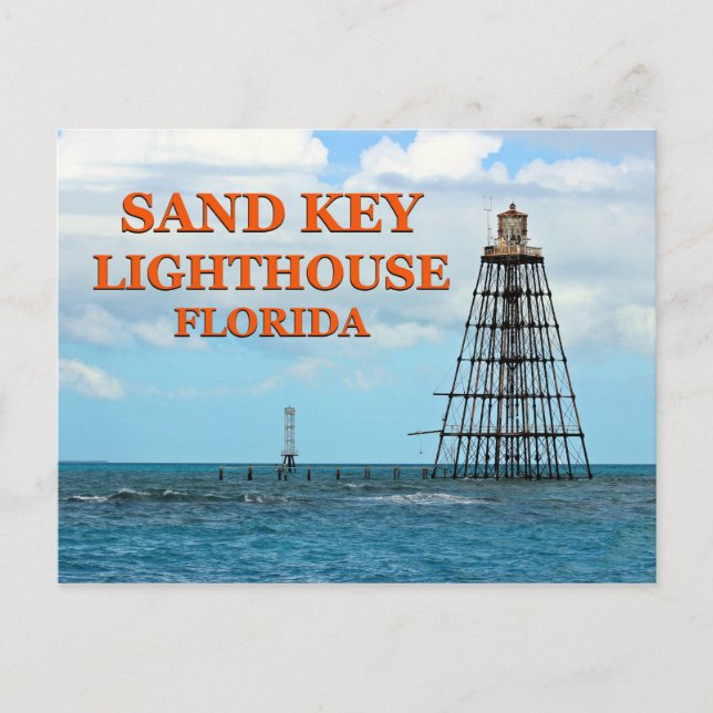 Phare Sand Key, Floride Carte Postale (Devant)