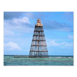 Phare Sand Key, Floride Photo Print