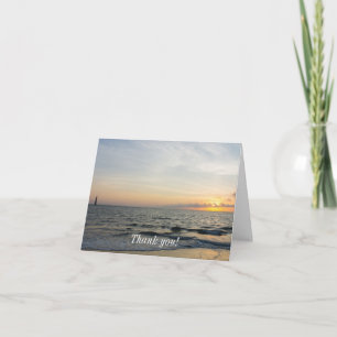 Phare Sunrise Carte de remerciements