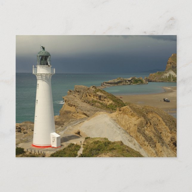 Phare surplombant l'océan Carte postale (Devant)