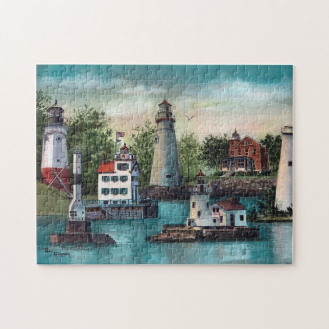 Phares de puzzle de l'Ohio (Horizontal)