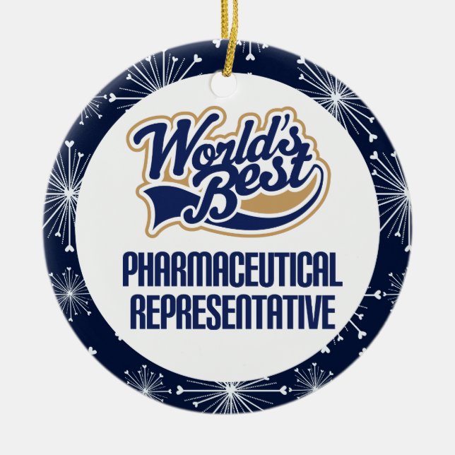 Pharmaceutical Rep Gift Ornament (Front)