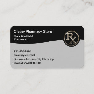 Pharmacie classique Cartes de visite pharmaciens