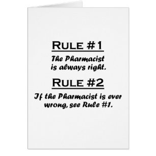 Pharmacien de règle