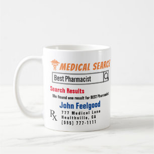 Pharmacien Funny Search Cadeau Mug