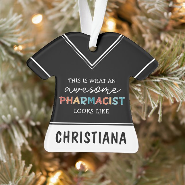 Pharmacien Personnalisé Drôle Awesome Cadeaux Phar (Arbre)