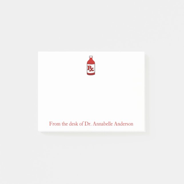 Pharmacien Personnaliser les notes post-it (Devant)