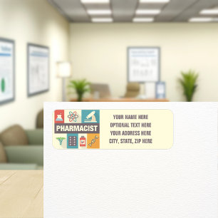 Pharmacien Professionnel Iconique Conçu