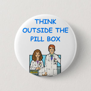 pharmacist 2 inch round button