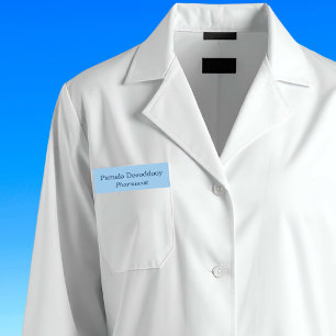 Pharmacist Blue Name Tag
