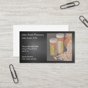 Pharmacist Business Card