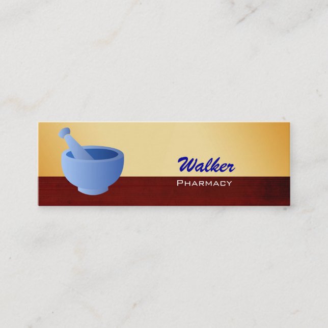 Pharmacist Business Cards (Front)