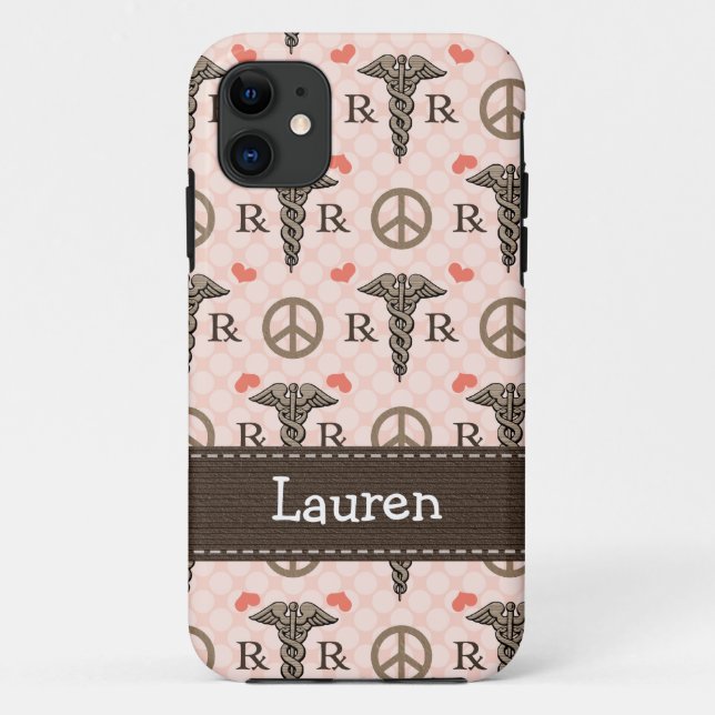 Pharmacist Caduceus Case-Mate iPhone Case (Back)