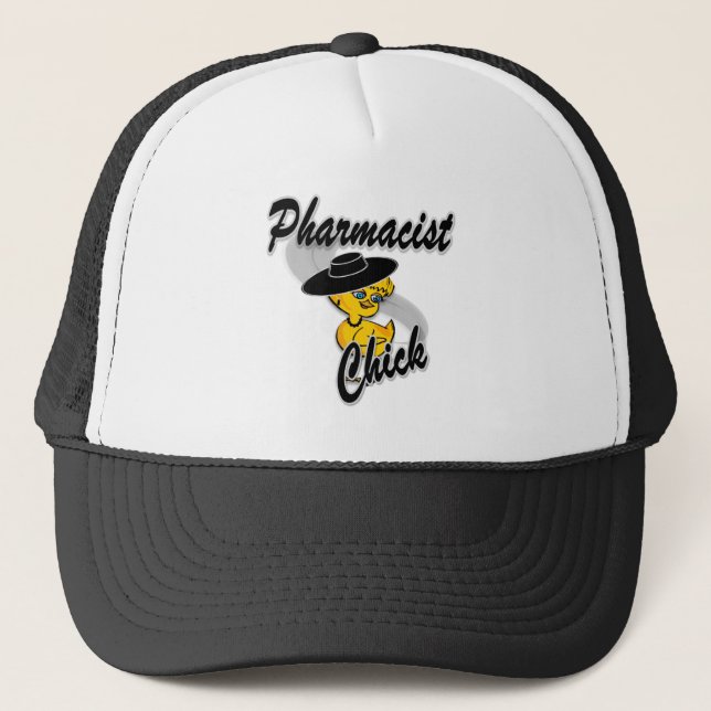 Pharmacist Chick #4 Trucker Hat (Front)