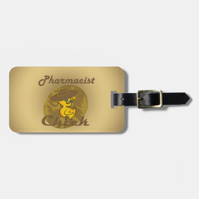 Pharmacist Chick #6 Luggage Tag (Front Horizontal)