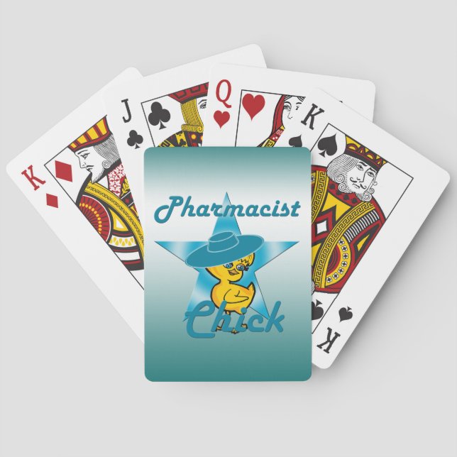 Pharmacist Chick #7 Playing Cards (Back)
