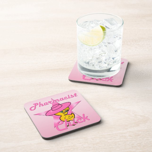 Pharmacist Chick #8 Coaster (Right Side)