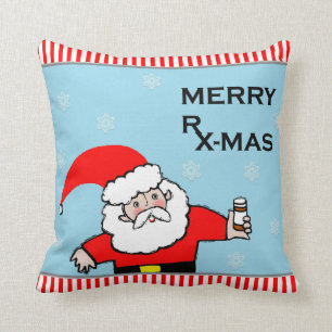 Pharmacist Christmas Throw Pillow