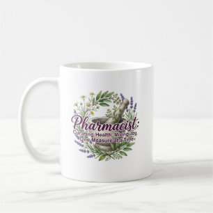 Pharmacist Curating Health Apothecary Botanical Coffee Mug
