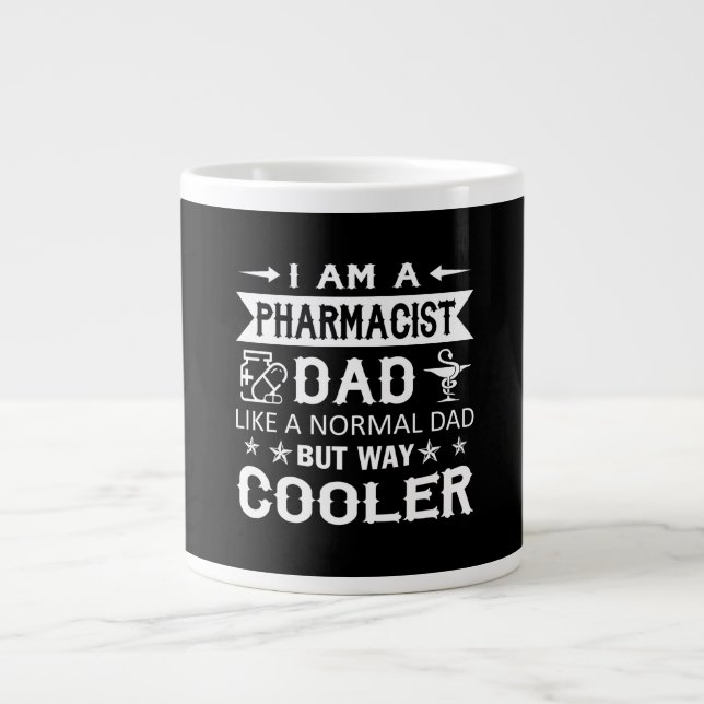 Pharmacist Dad Large Coffee Mug (Front)