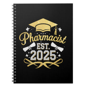 Pharmacist Est 2025 Pharmacy Graduation Notebook